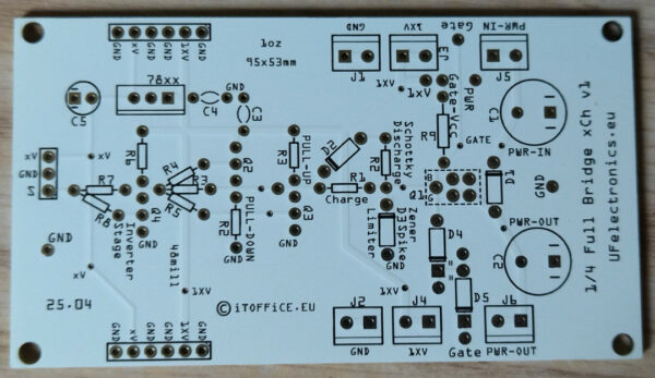 1/4 H-Bridge Board