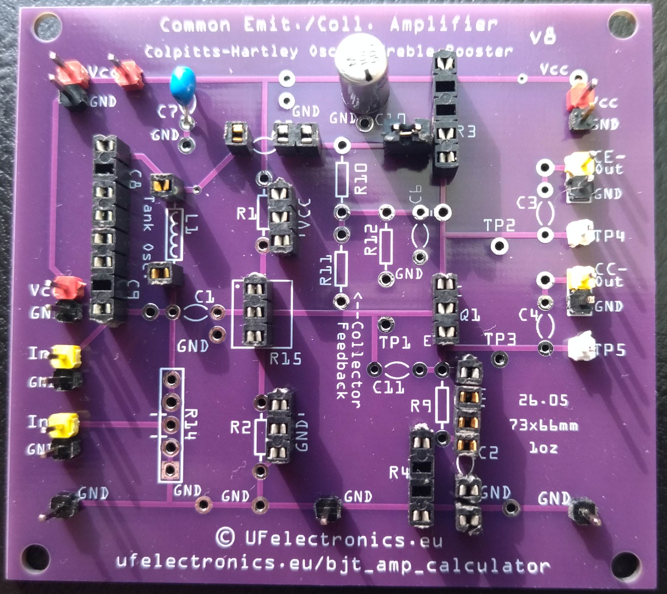 Common Emitter/Collector Amplifier Board v8 - Image 6