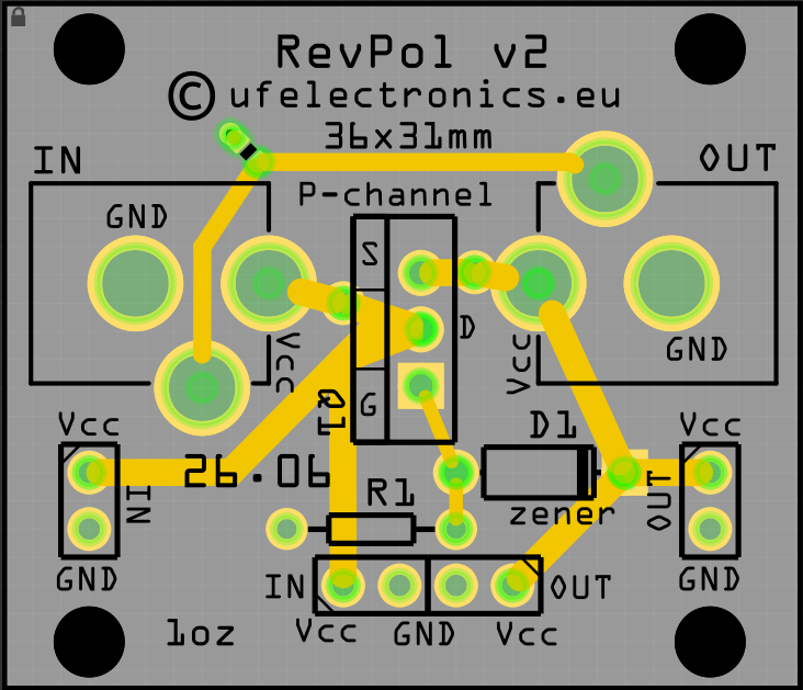 Reverse Polarity Protection Board v2 - Image 3