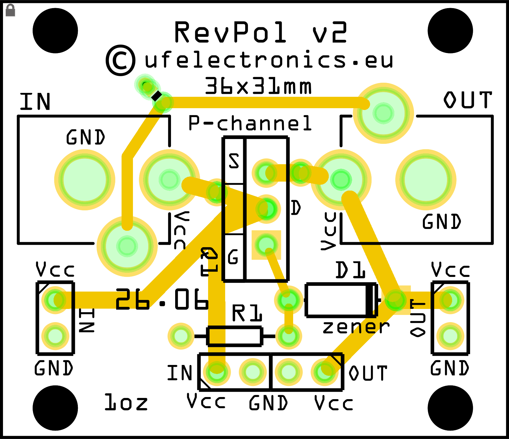 Reverse Polarity Protection Board v2 - Image 2