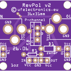 Reverse Polarity Protection Board v2 Reverse Polarity Protection Board v2