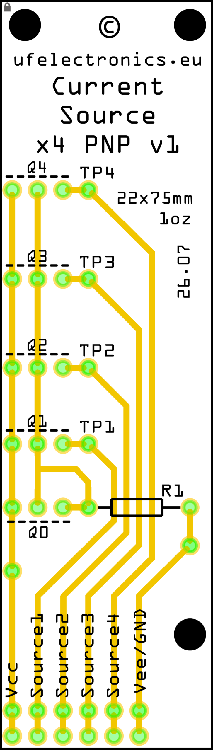 Current Source Mirror Experimentation Board v1 - Image 2