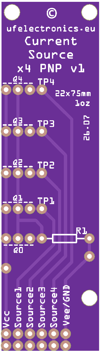 Current Source Mirror Experimentation Board v1