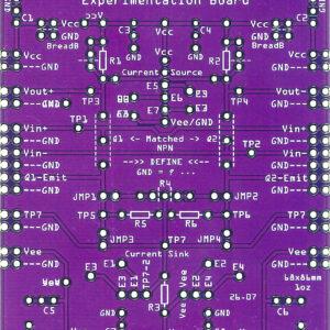 Differential Amplifier Experimentation Board v1