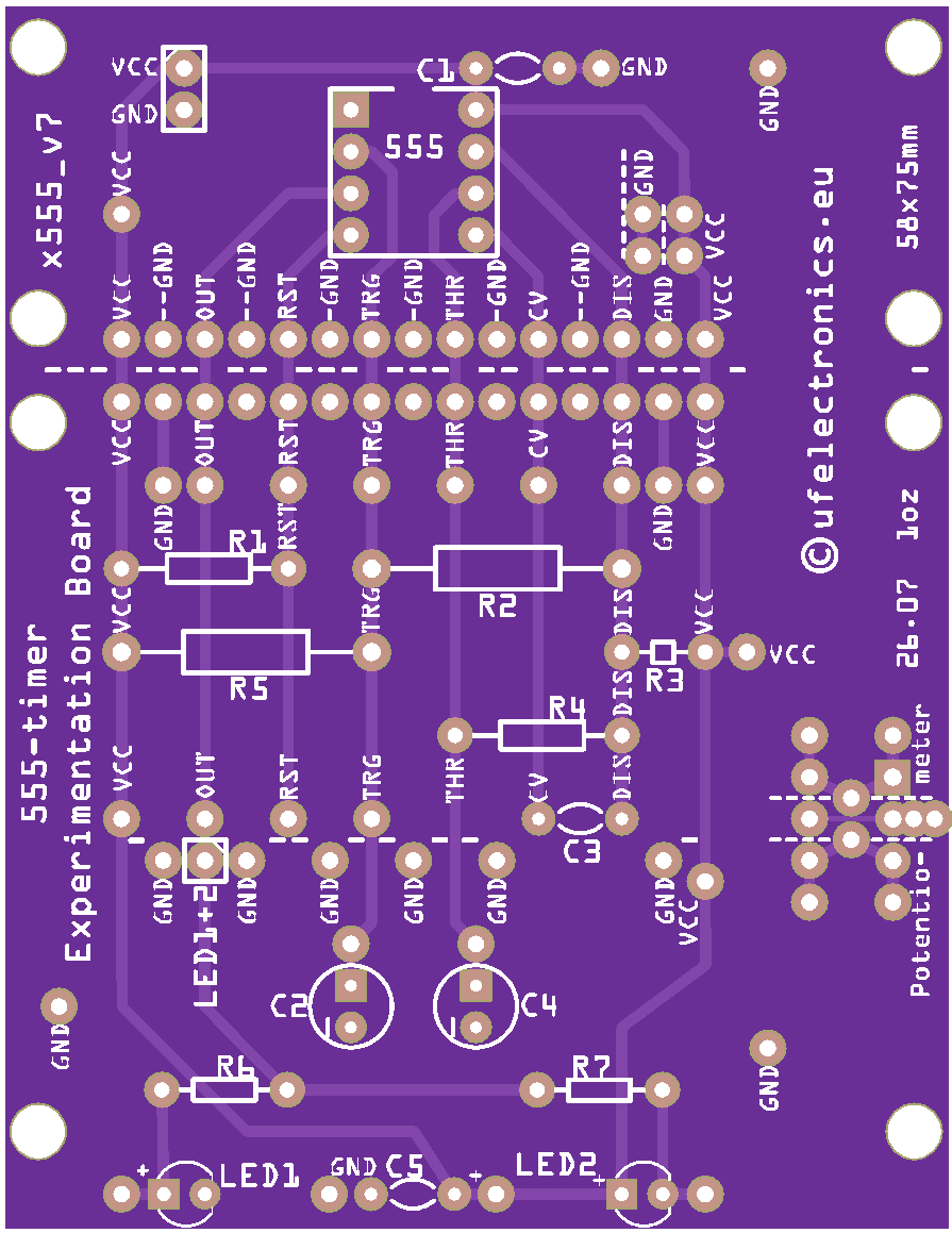 555 Experimentation Board v7