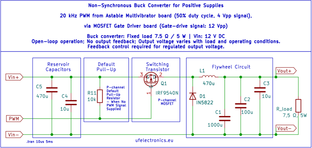 The Simple DIY Discrete Buck Converter Is Working: 80% Efficiency! The Simple DIY Discrete Buck Converter Is Working: 80% Efficiency!