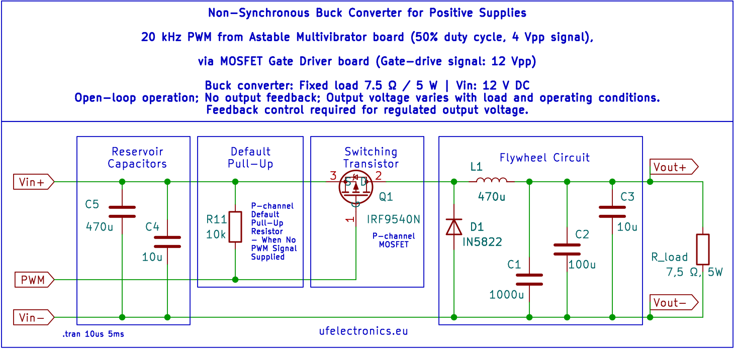 The Simple DIY Discrete Buck Converter Is Working: 80% Efficiency! The Simple DIY Discrete Buck Converter Is Working: 80% Efficiency!
